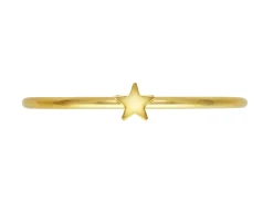 Gold Filled Star Design Stacking Ring Medium