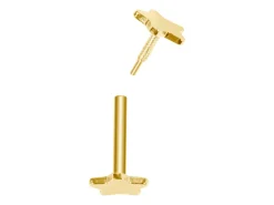 Gold Filled Star Labret Post 3mm