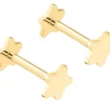 Gold Filled Star Labret Stud Earrings