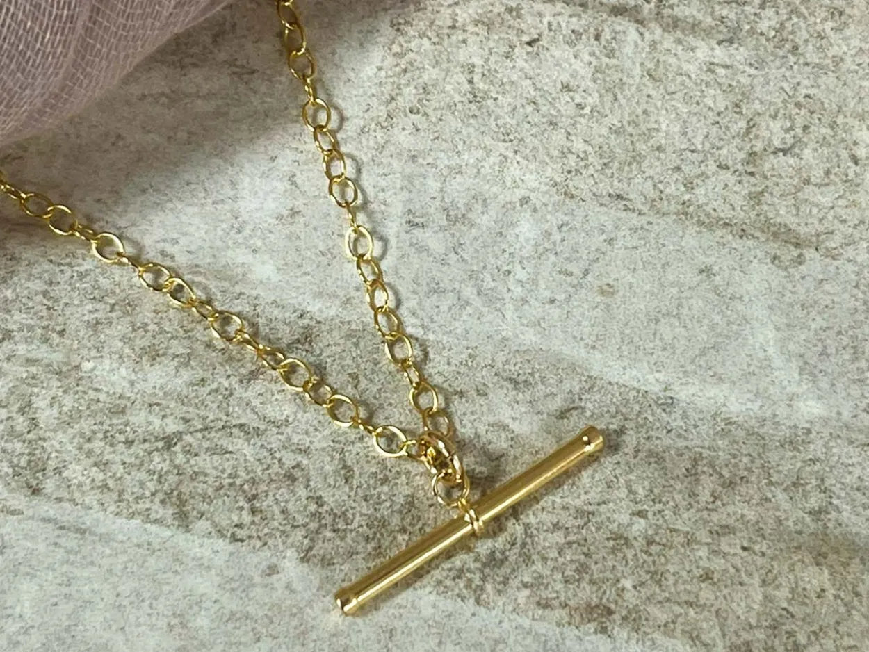 Gold Filled T-bar 24mm X 1.8mm