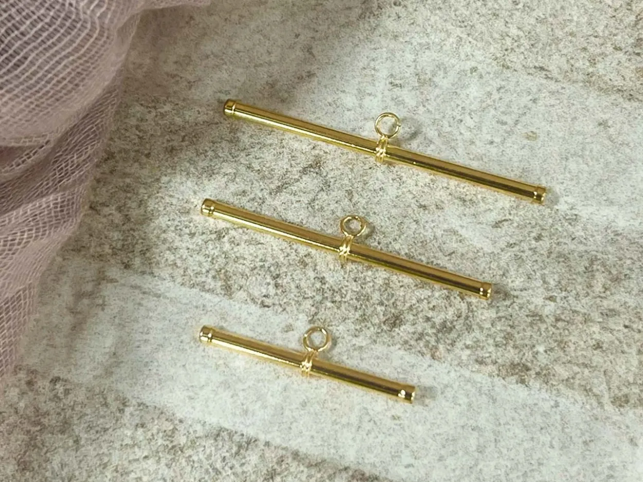 Gold Filled T-bar 33mm X 1.8mm