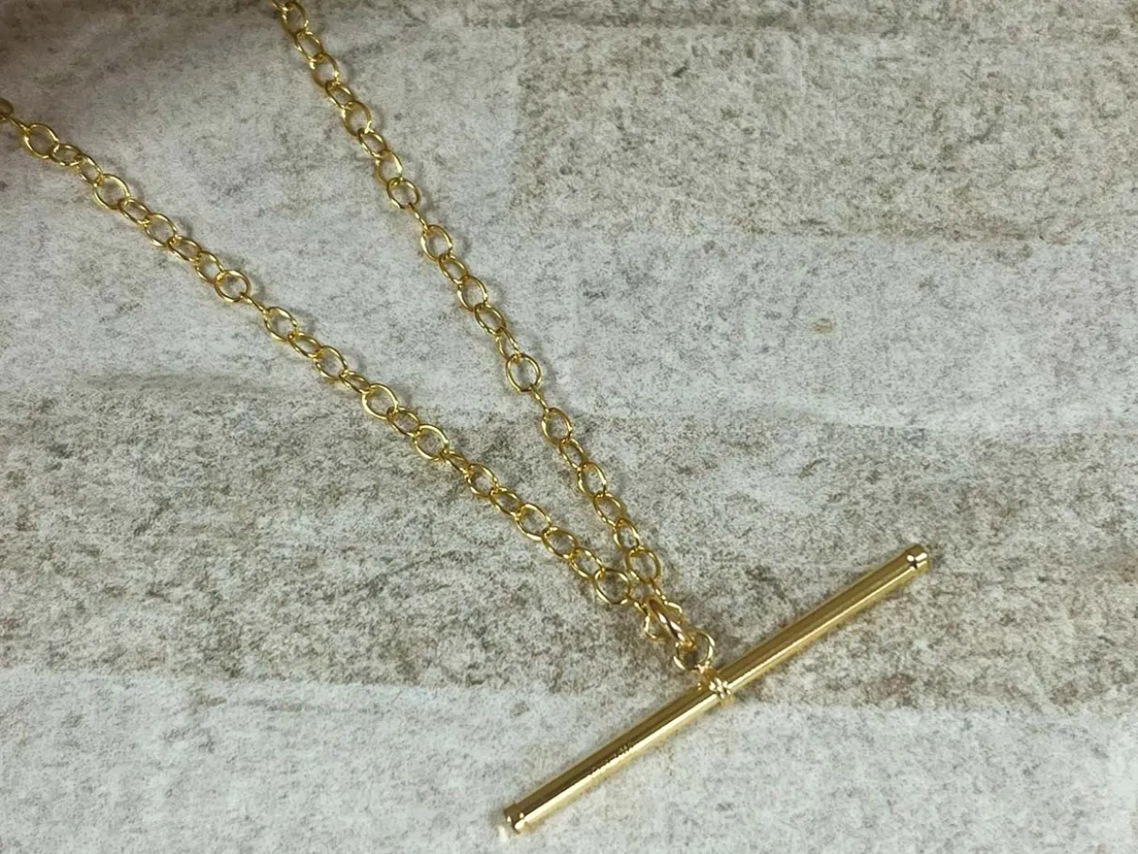 Gold Filled T-bar 37mm X 1.8mm