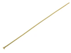 Gold Plated Head Pins 75mm Pack of 50