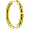 Gold Plated Jump Ring Oval 9.4mm Pack of 100