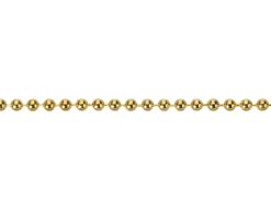 Gold Plated 1.5mm Ball Chain 18