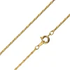 Gold Plated 1.8mm Barleycorn Chain 16"/40cm Unhallmarked