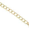 Gold Plated 4.5mm Extension Chain 3.3"/8.5cm With Round Dropper Pack of 5 Unhallmarked