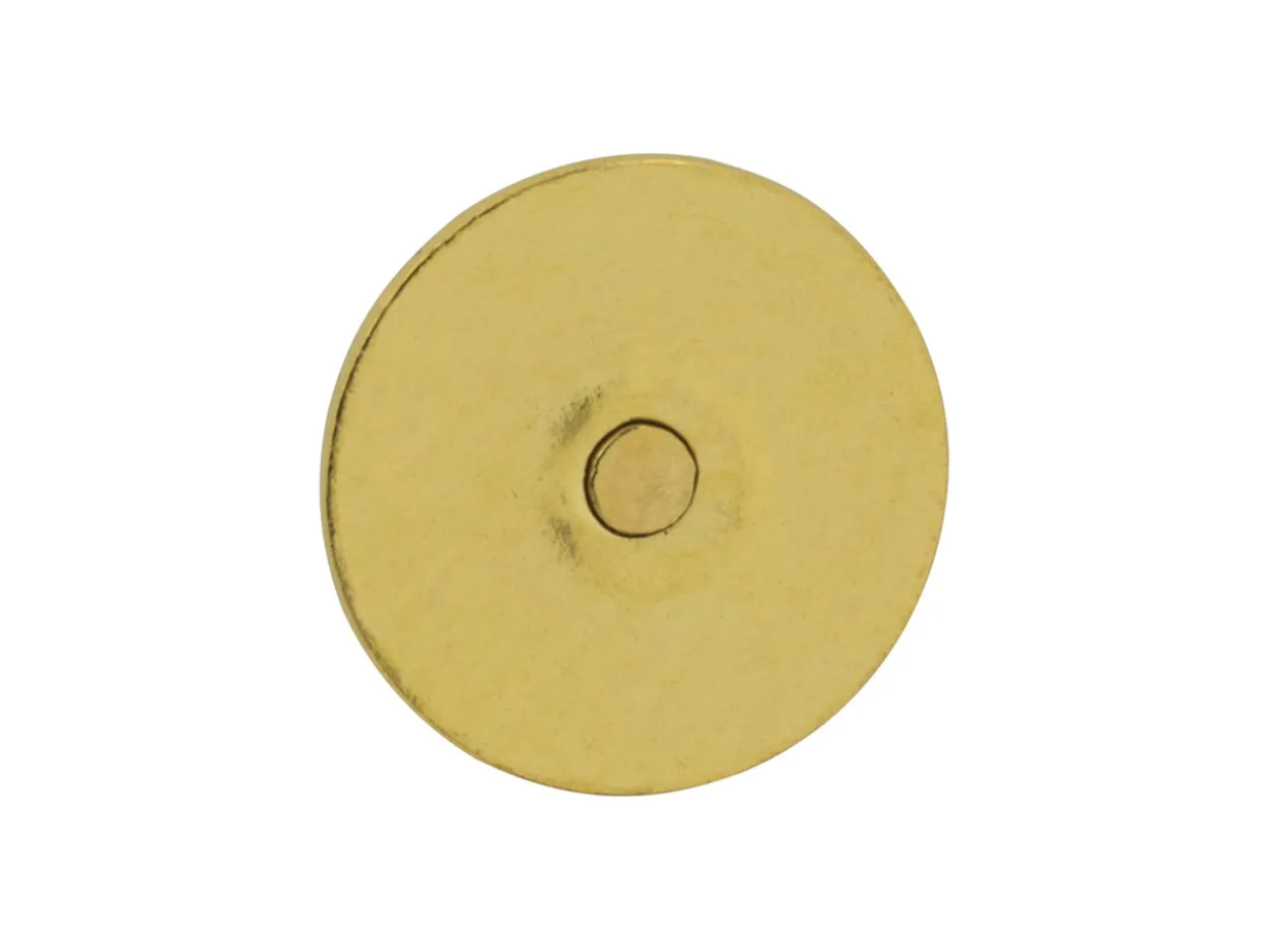 Gold Plated 7mm Flat Disc And Post, Pack of 10