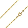 Gold Plated 2.3mm Oval Trace Chain 18"/45cm Unhallmarked