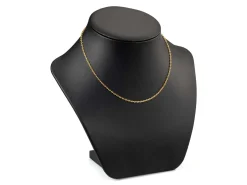 Gold Plated 2.0mm Oval Trace Chain 18
