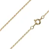 Gold Plated 1.6mm Oval Trace Chain 24"/60cm Unhallmarked