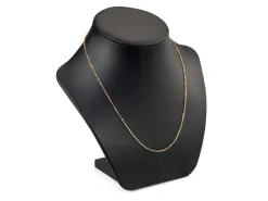 Gold Plated 1.6mm Oval Trace Chain 24