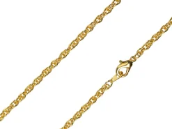 Gold Plated 1.8mm Prince Of Wales Rope Chain 18"/45cm Unhallmarked