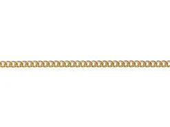 Gold Plated 1.2mm Round Curb Chain 18