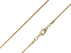Gold Plated 1.1mm Round Snake Chain 18"/45cm Unhallmarked