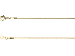 Gold Plated 1.1mm Round Snake Chain 18"/45cm Unhallmarked