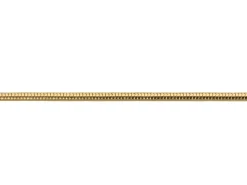 Gold Plated 1.1mm Round Snake Chain 18