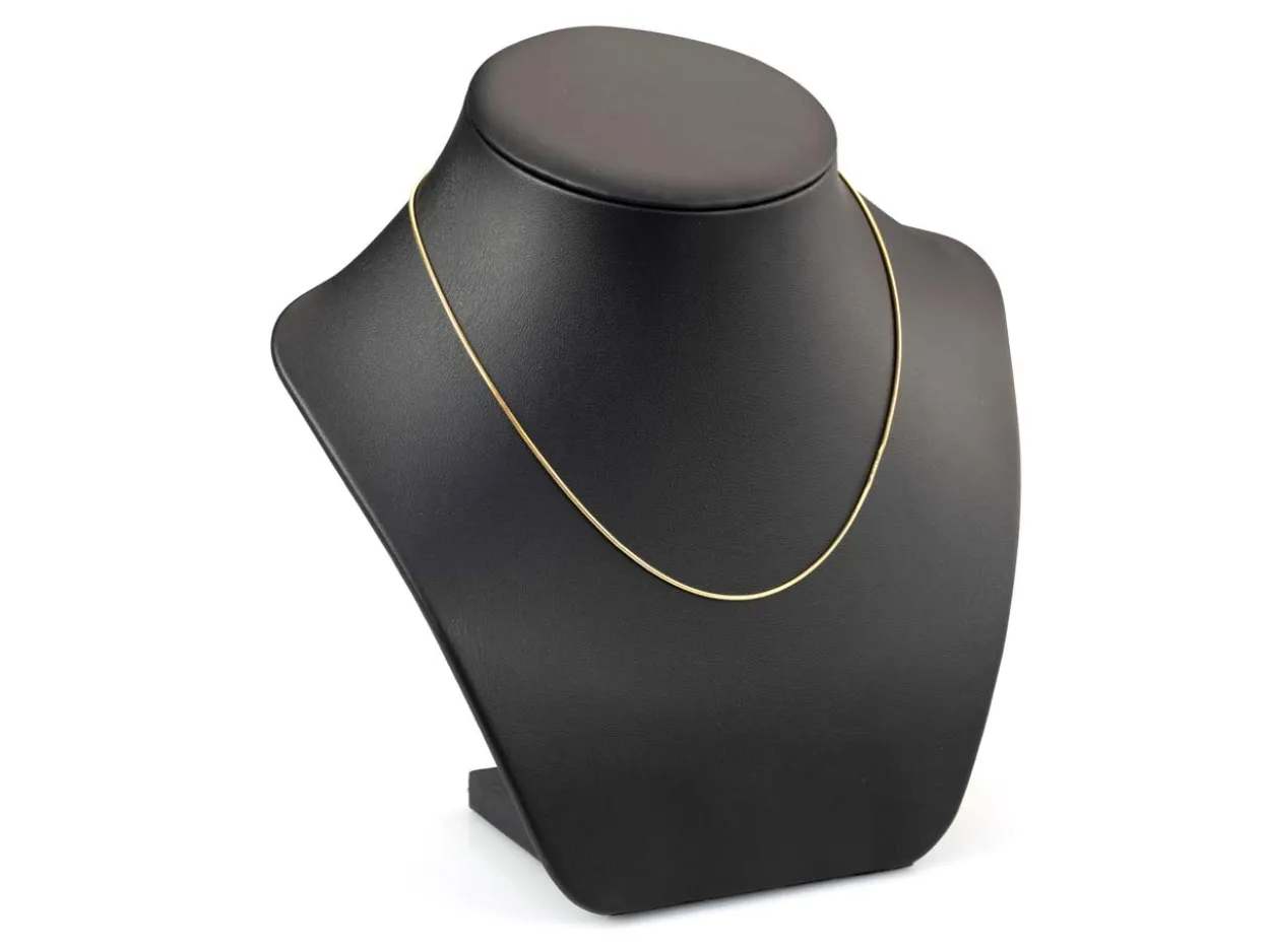 Gold Plated 1.1mm Round Snake Chain 18"/45cm Unhallmarked
