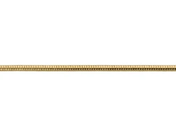 Gold Plated 1.1mm Round Snake Chain 16