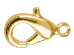 Gold Plated Oval Lobster Trigger Clasp Catch 10mm Pack of 10