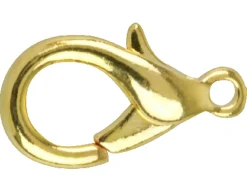 Gold Plated Oval Lobster Trigger Clasp Catch 19mm Pack of 10