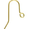 Gold Plated Plain Hookwire Pack of 10
