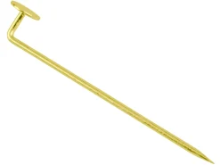 Gold Plated Stick Pins 38mm, 5mm Disc Pack of 10