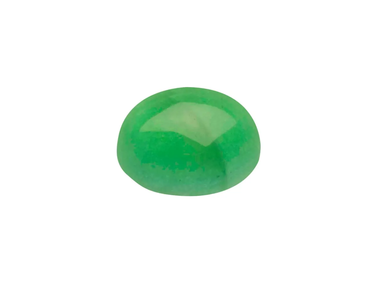 Green Agate, Round Cabochon 8mm