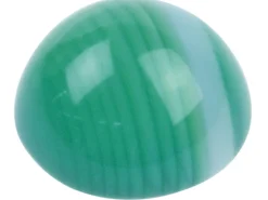 Green Stripe Agate Round Cabochon 6mm