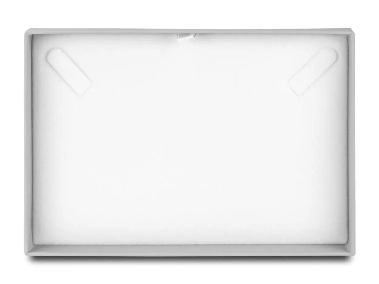 Grey Card Soft Touch Necklace Box