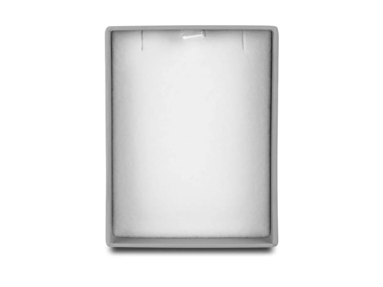 Grey Card Soft Touch Pendant Box