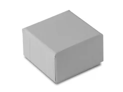 Grey Card Soft Touch Ring Box