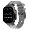 Grey Silicone Strap For Apple Watch, Compatible With 38/40/41mm Models