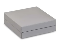 Grey Soft Touch Postal Earring Box