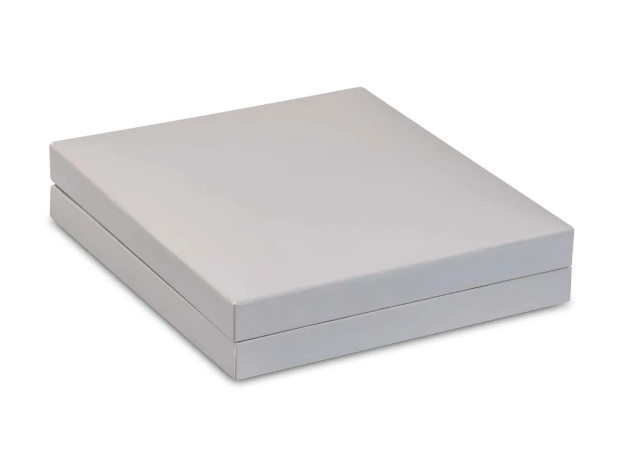 Grey Soft Touch Postal Pendant Box