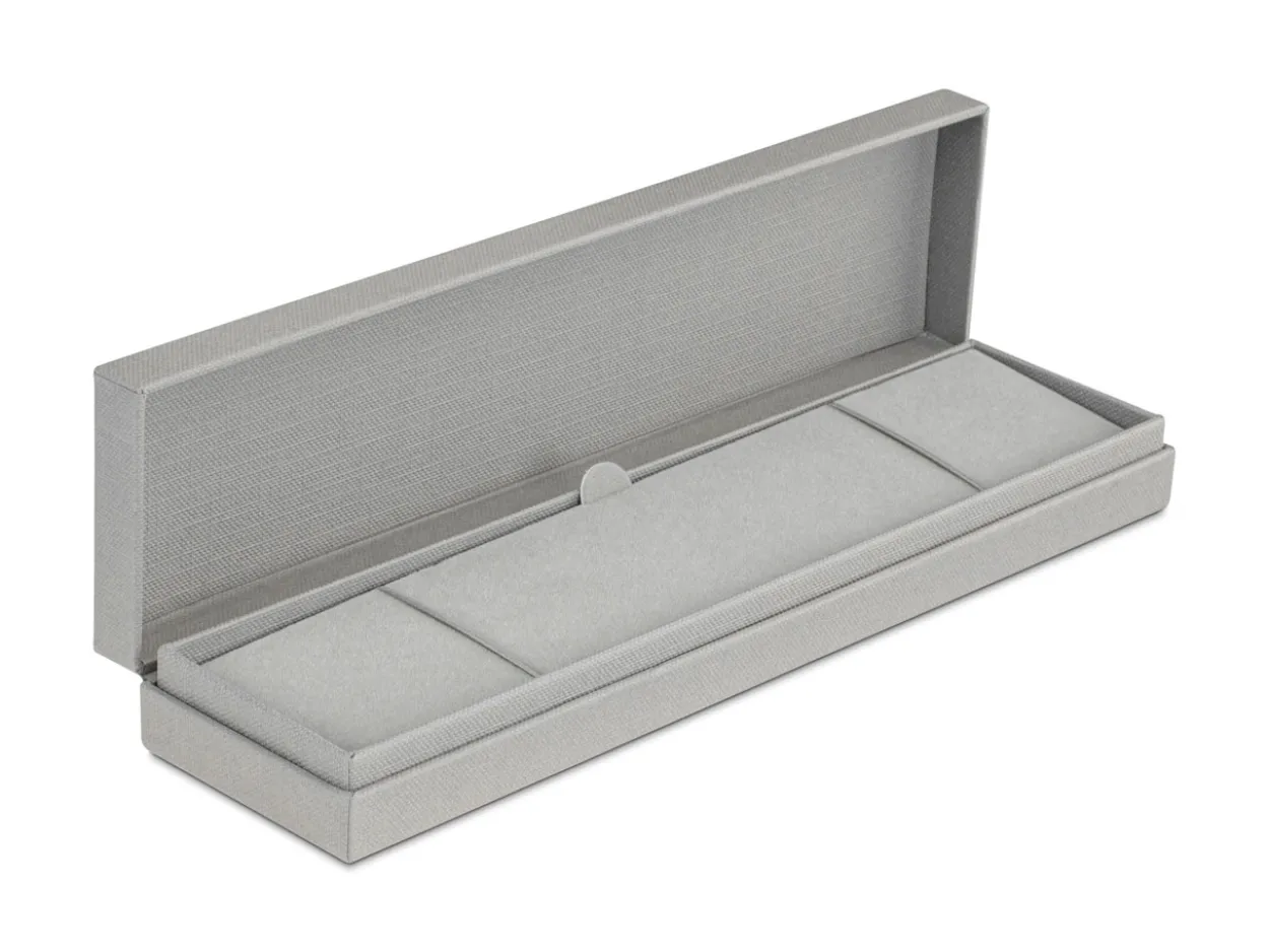 Grey Textured Eco Bracelet Box