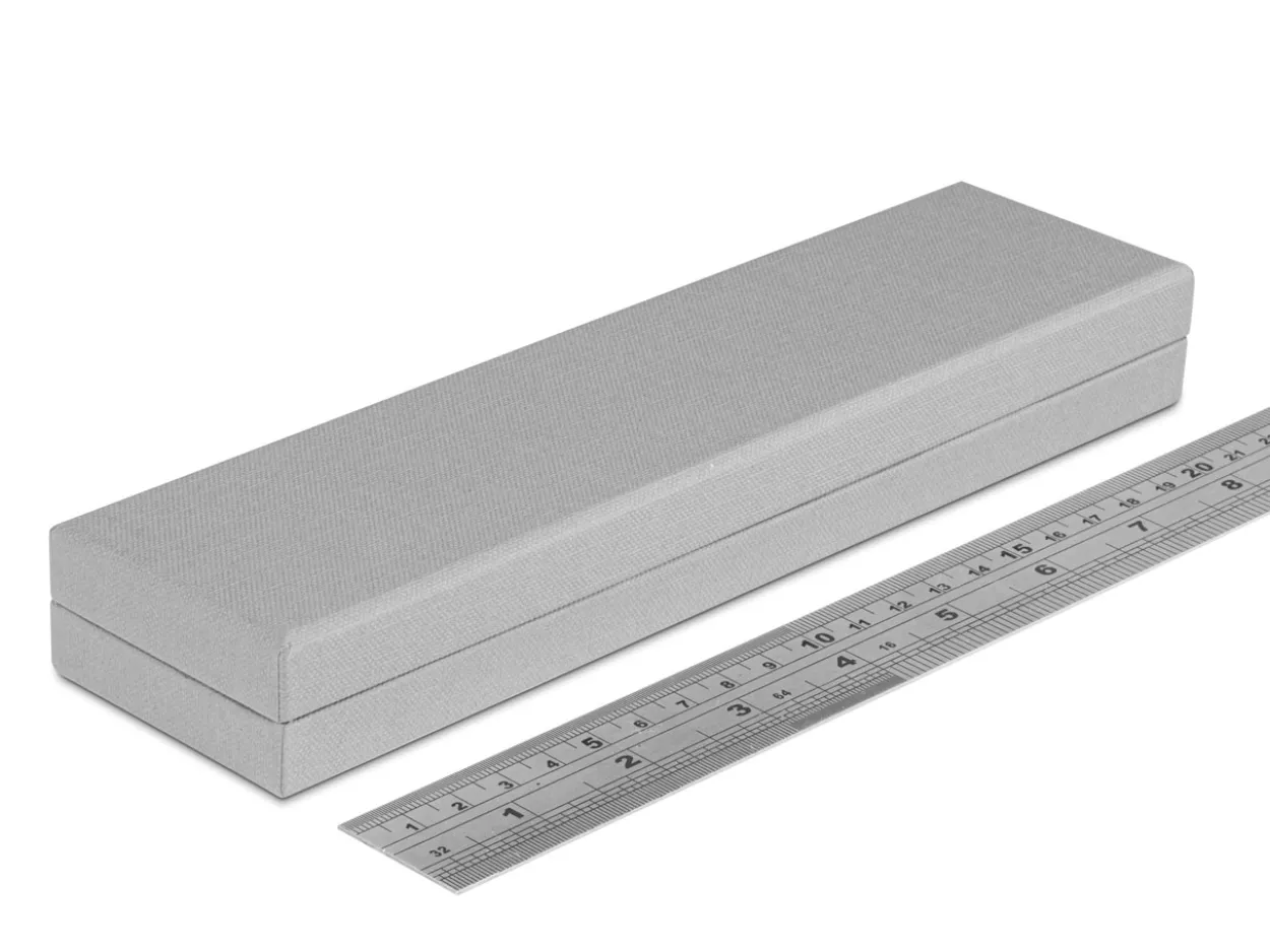 Grey Textured Eco Bracelet Box