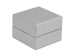 Grey Textured Eco Earring Box