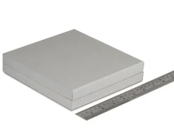 Grey Textured Eco Necklace Box