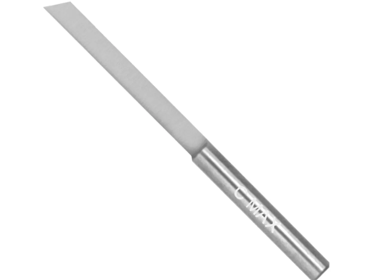 GRS® C-Max Carbide Tapered Flat Graver 0.6mm X 10 Degree Tool Point Width
