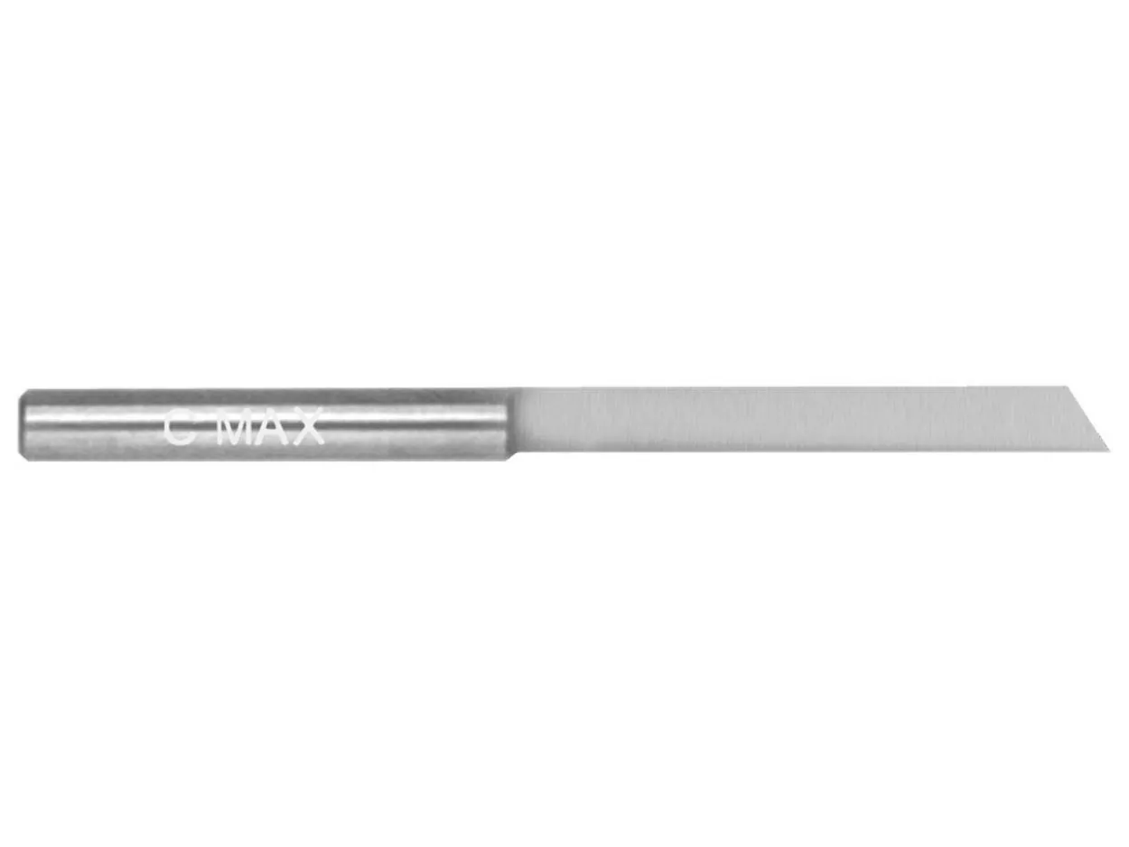 GRS® C-Max Carbide Tapered Flat Graver 0.6mm X 10 Degree Tool Point Width