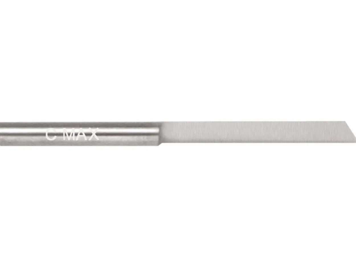 GRS® C-Max Carbide Tapered Rounded Graver 0.4mm Tool Point Width