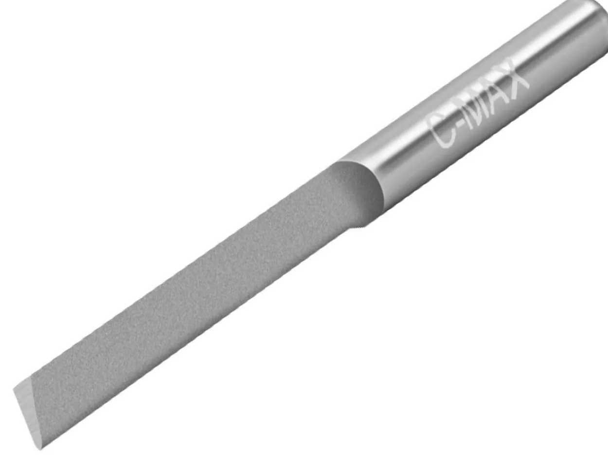 GRS® C-Max Carbide Tapered Rounded Graver 0.4mm Tool Point Width