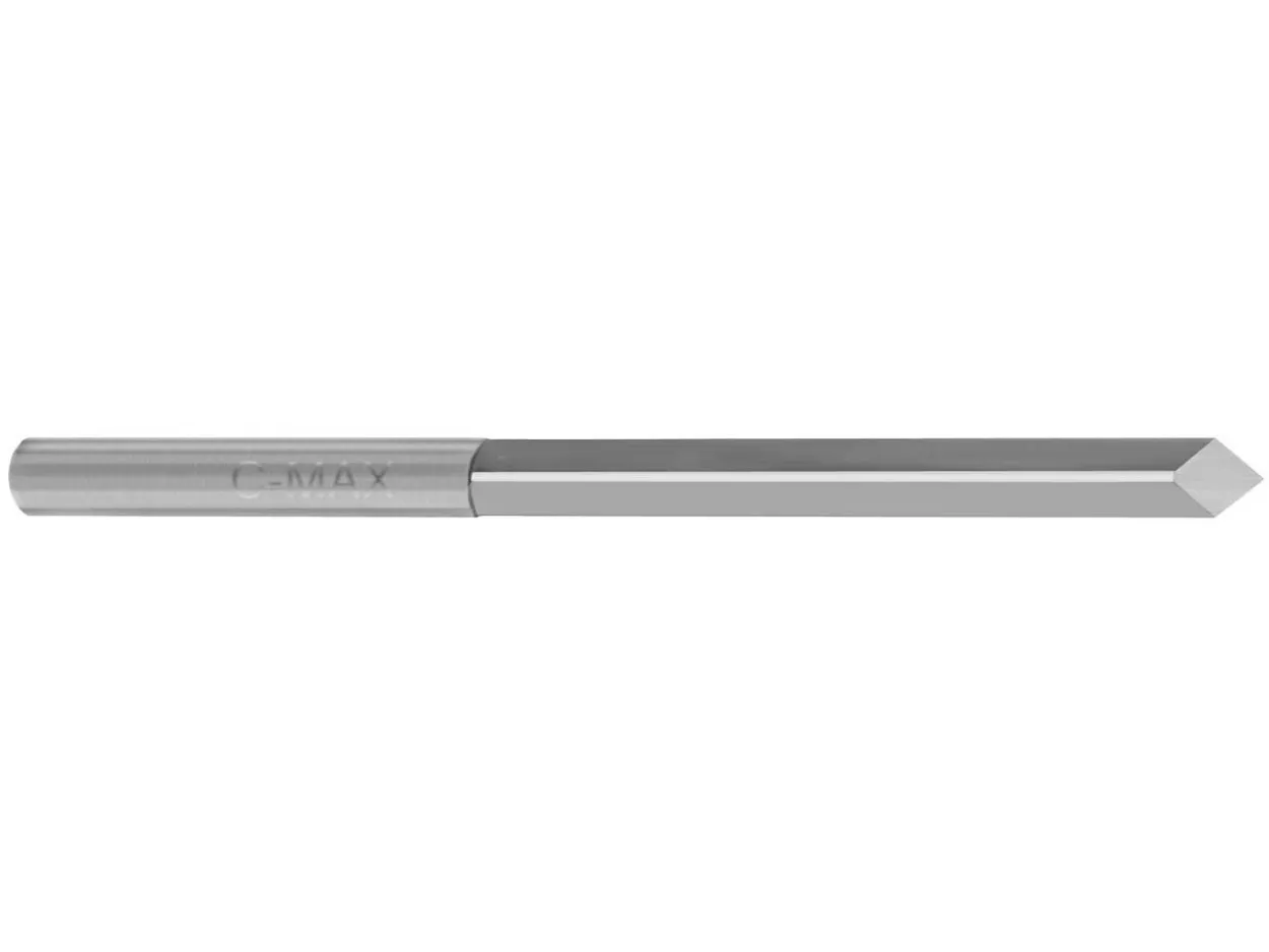 GRS® C-Max Carbide V-point Graver 90 Degree Tool Point