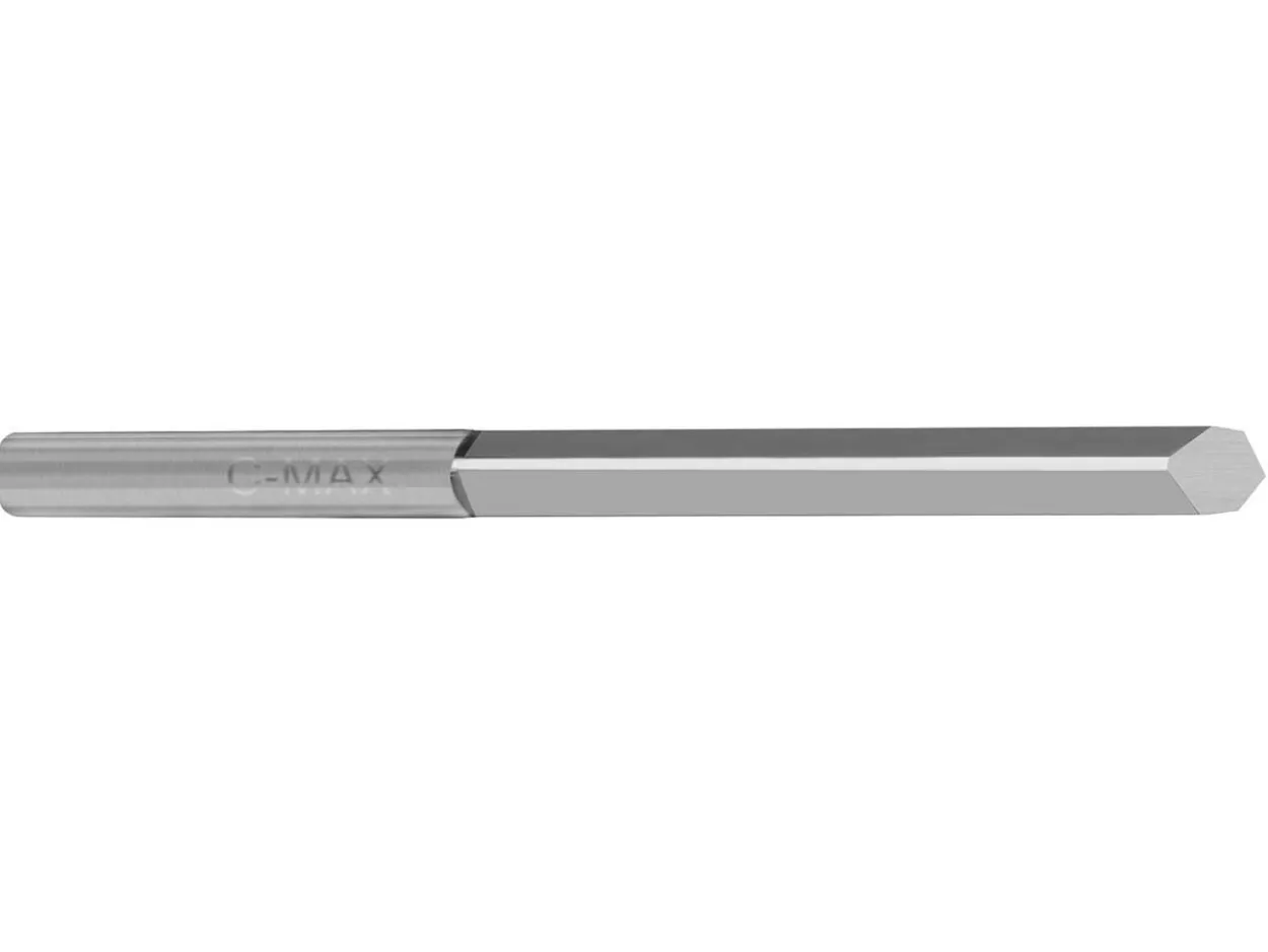 GRS® C-Max Carbide V-point Graver 120 Degree Tool Point
