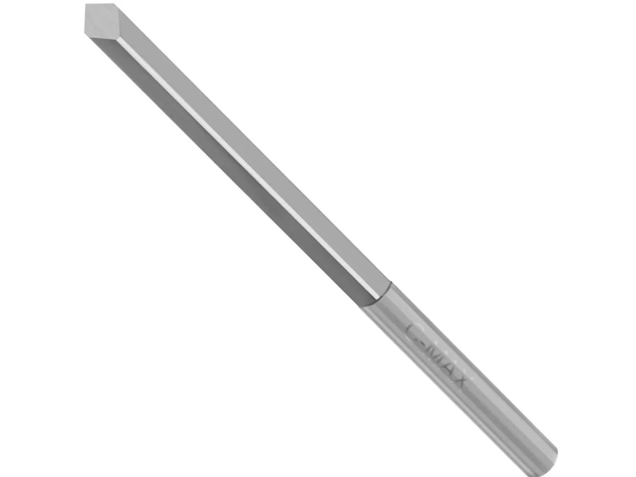 GRS® C-Max Carbide V-point Graver 105 Degree Tool Point