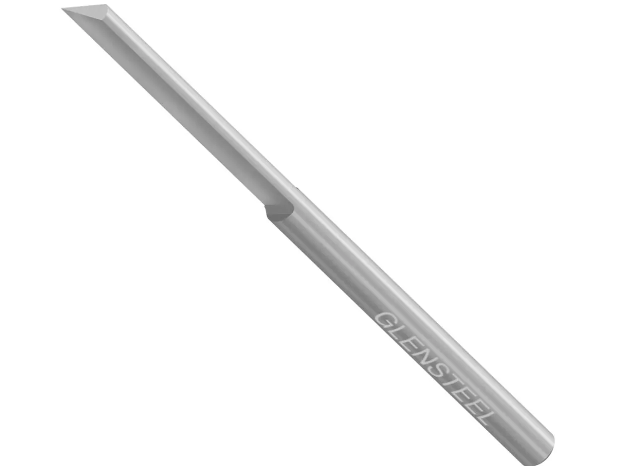 GRS® GlenSteel HSS Wedge Graver 30 Degree Tool Point