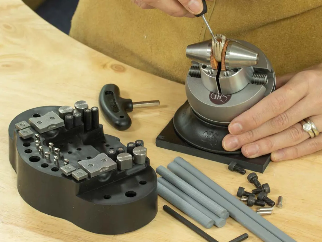 GRS® MicroBlock Workholding Vice With 34 Piece Accessory Set