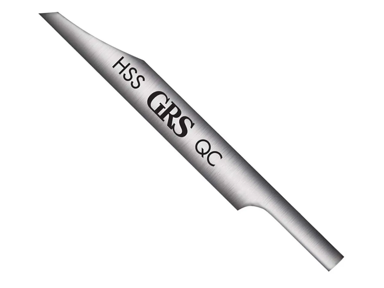 GRS® Quick Change HSS Flat Graver 1.0mm Tool Point Width