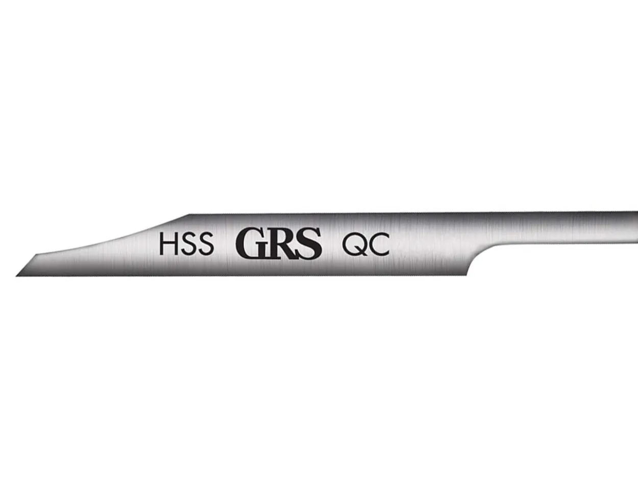 GRS® Quick Change HSS Flat Graver 0.6mm Tool Point Width
